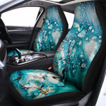 Blue Ocean Acid Melt Print Universal Fit Car Seat Covers