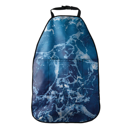 Blue Ocean Print Car Seat Organizers