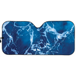 Blue Ocean Print Car Sun Shade