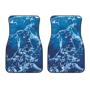 Blue Ocean Print Front Car Floor Mats