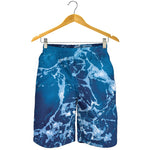 Blue Ocean Print Men's Shorts