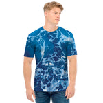 Blue Ocean Print Men's T-Shirt