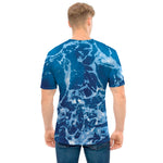 Blue Ocean Print Men's T-Shirt
