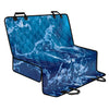 Blue Ocean Print Pet Car Back Seat Cover