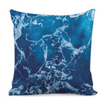 Blue Ocean Print Pillow Cover