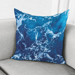 Blue Ocean Print Pillow Cover