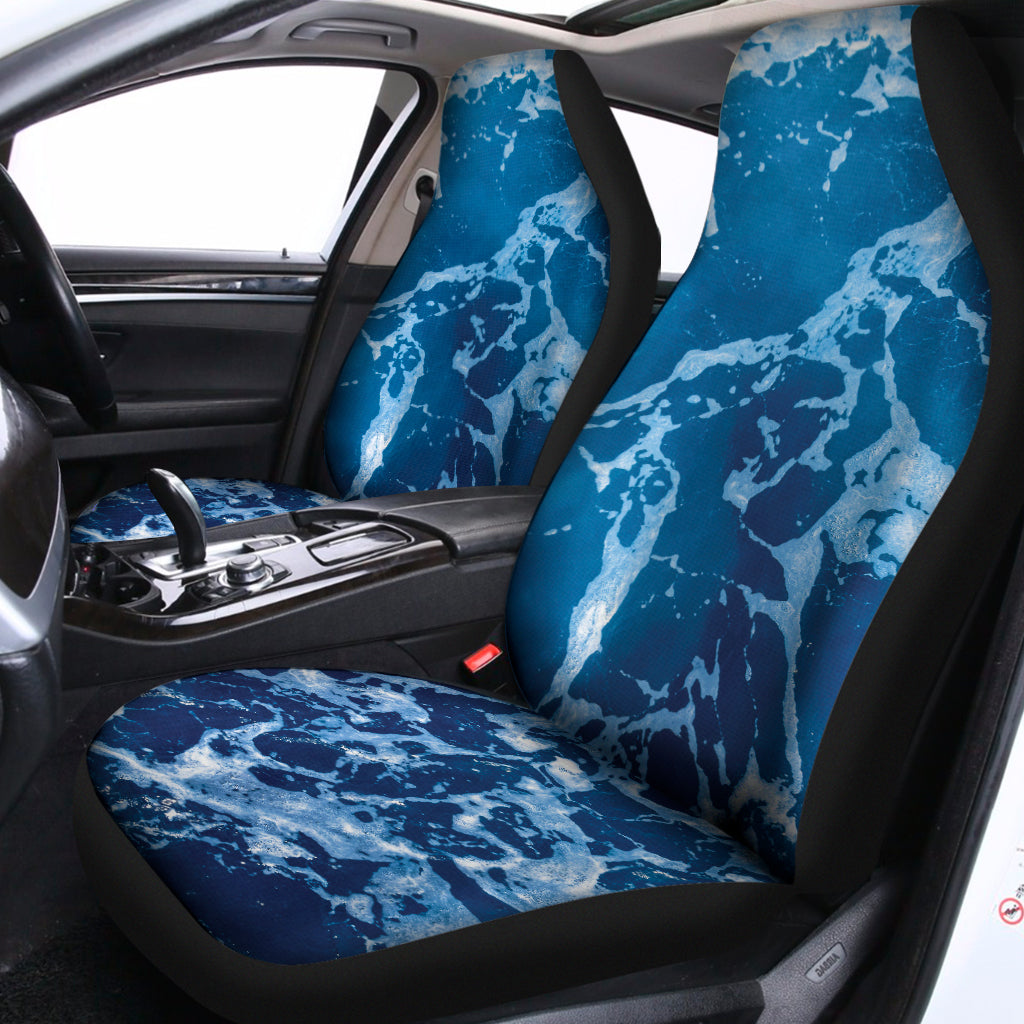 Blue Ocean Print Universal Fit Car Seat Covers