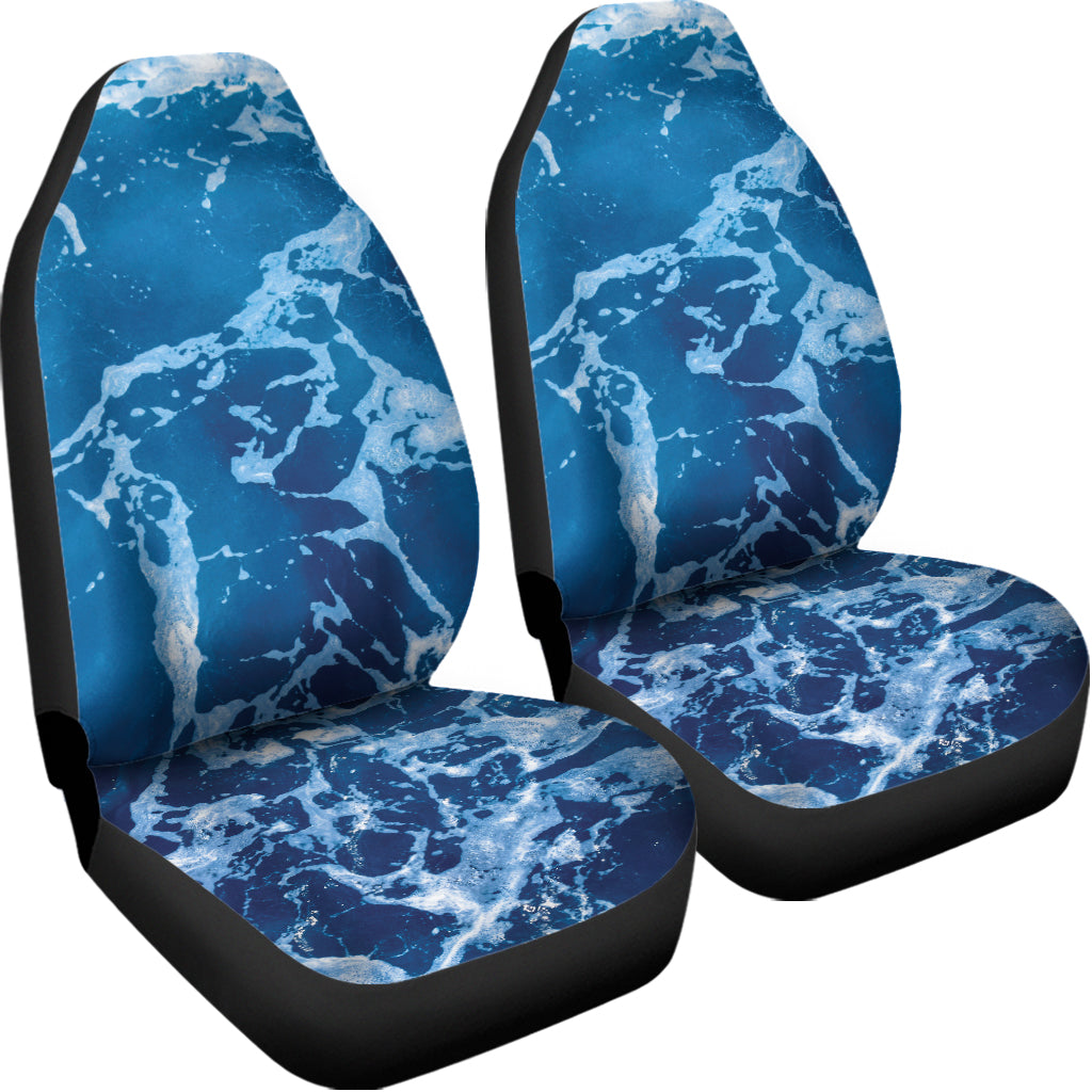 Blue Ocean Print Universal Fit Car Seat Covers