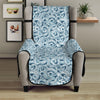 Blue Octopus Tentacles Pattern Print Armchair Protector
