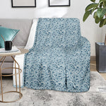 Blue Octopus Tentacles Pattern Print Blanket