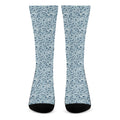 Blue Octopus Tentacles Pattern Print Crew Socks