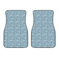 Blue Octopus Tentacles Pattern Print Front Car Floor Mats