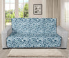 Blue Octopus Tentacles Pattern Print Futon Protector