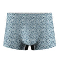 Blue Octopus Tentacles Pattern Print Men's Boxer Briefs
