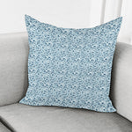 Blue Octopus Tentacles Pattern Print Pillow Cover