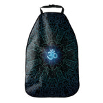 Blue Om Mandala Print Car Seat Organizers
