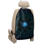 Blue Om Mandala Print Car Seat Organizers