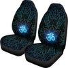 Blue Om Mandala Print Universal Fit Car Seat Covers