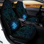 Blue Om Mandala Print Universal Fit Car Seat Covers