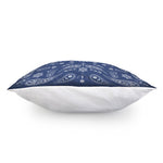 Blue Paisley Bandana Print Pillow Cover
