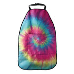 Blue Pink And Yellow Tie Dye Print Car Seat Organizers