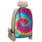 Blue Pink And Yellow Tie Dye Print Car Seat Organizers