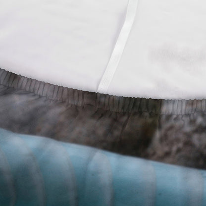 Blue Pit Viper Snake Print Sofa Cover