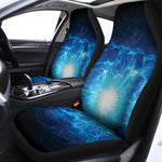 Blue Plasma Energy Print Universal Fit Car Seat Covers