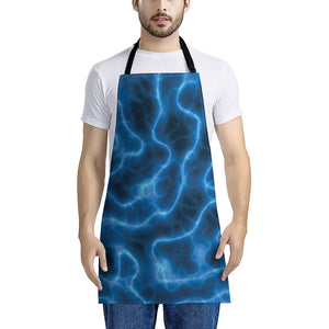 Blue Plasma Print Apron