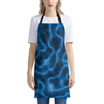 Blue Plasma Print Apron