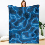Blue Plasma Print Blanket