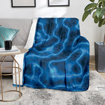 Blue Plasma Print Blanket