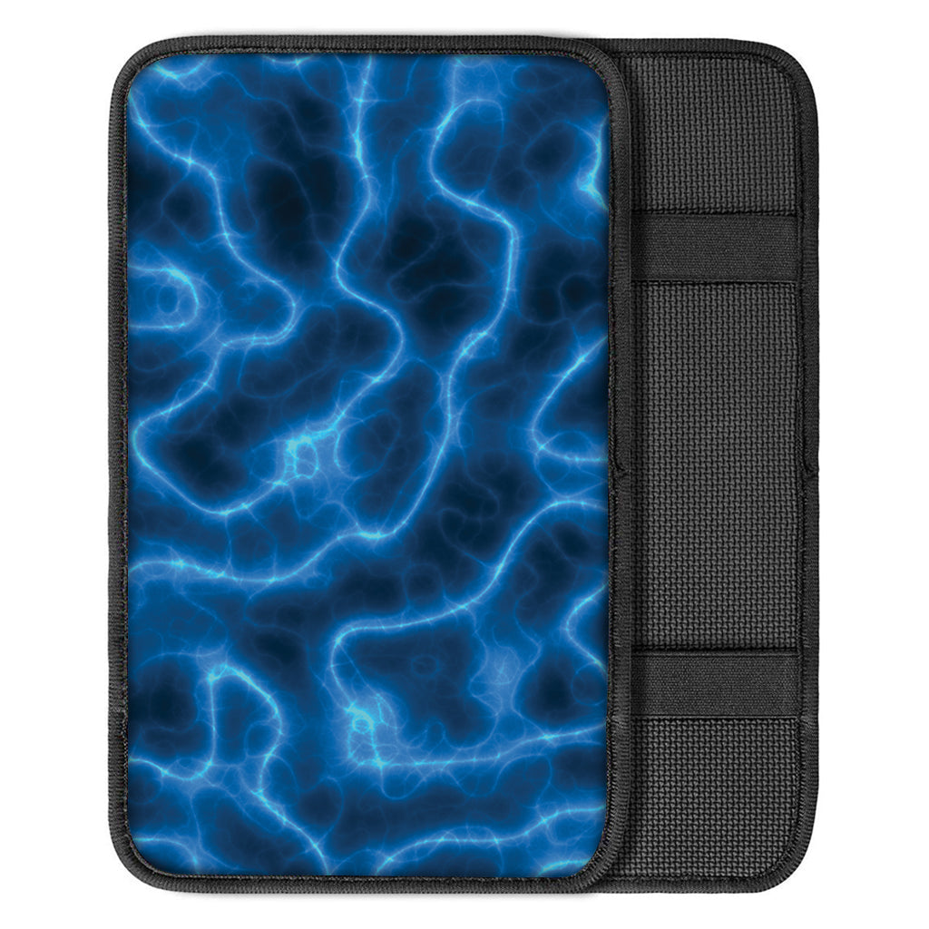 Blue Plasma Print Car Center Console Cover