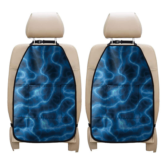 Blue Plasma Print Car Seat Organizers