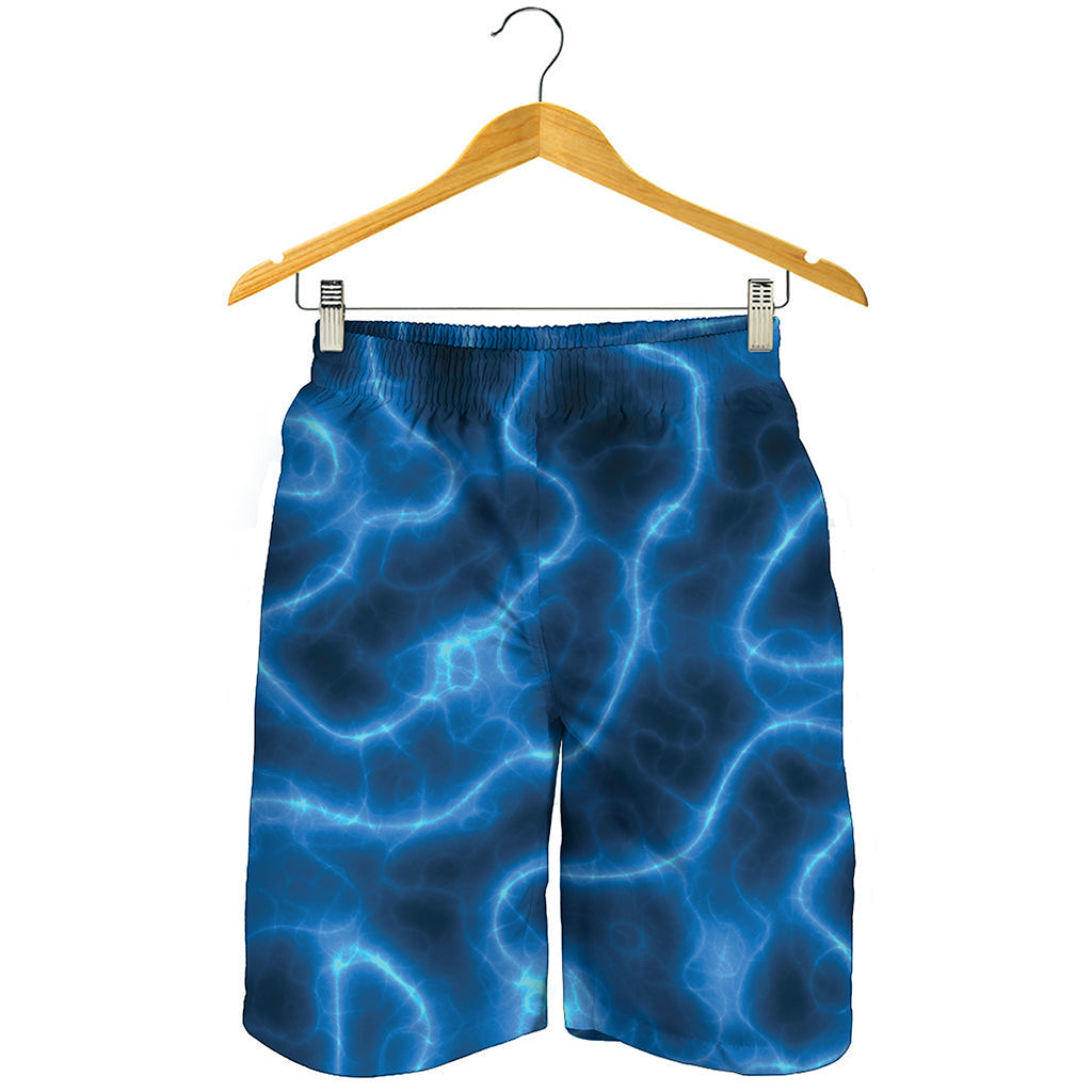 Blue Plasma Print Men's Shorts