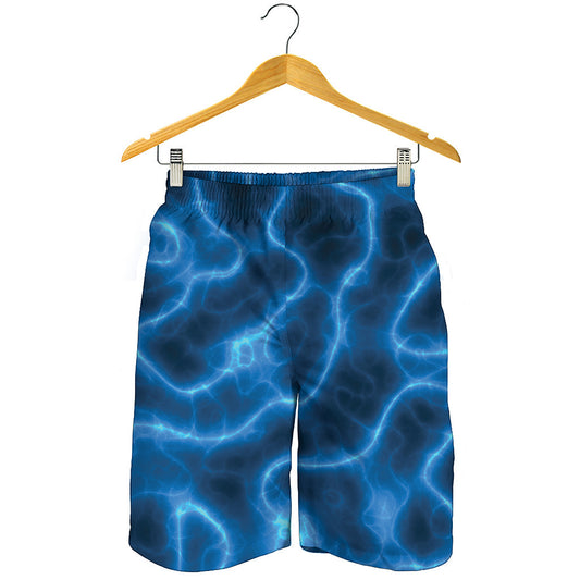 Blue Plasma Print Men's Shorts