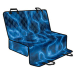 Blue Plasma Print Pet Car Back Seat Cover