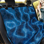 Blue Plasma Print Pet Car Back Seat Cover