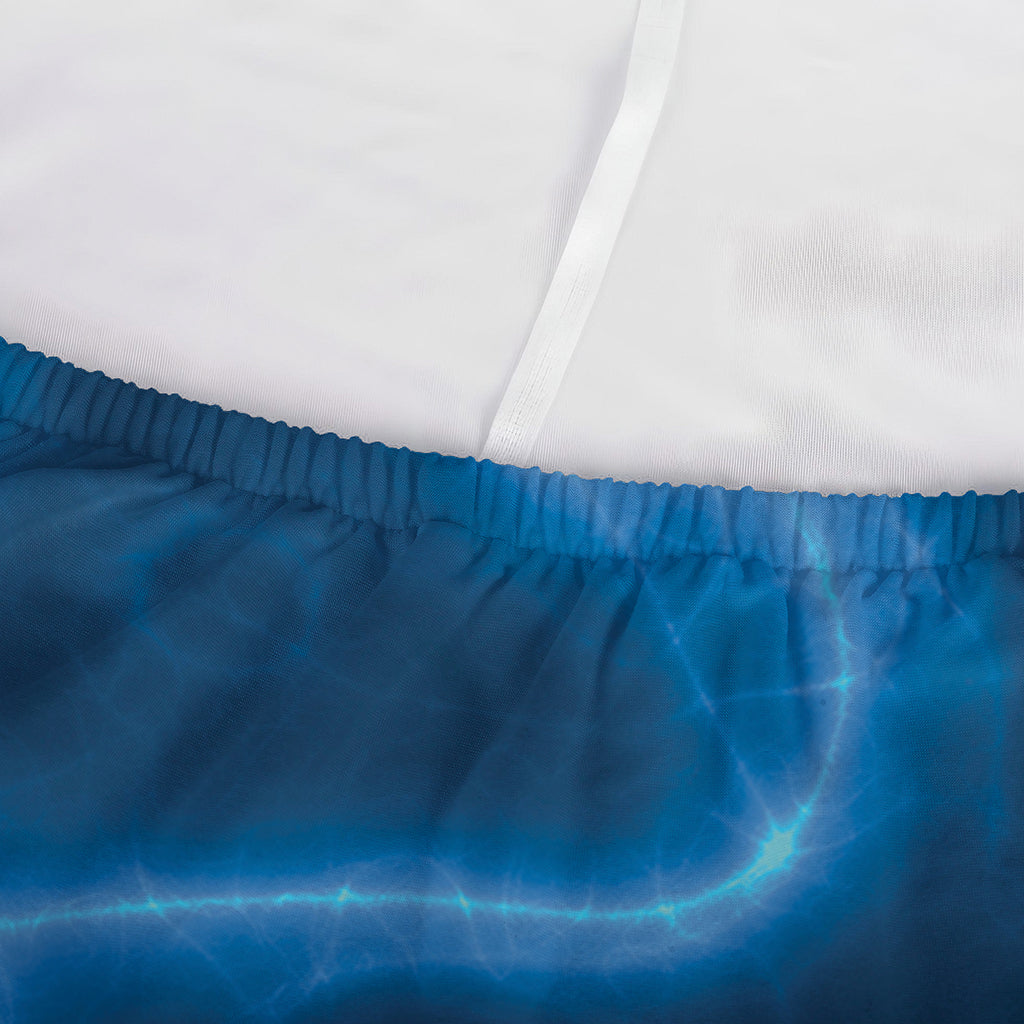 Blue Plasma Print Sofa Cover