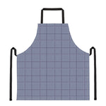 Blue Prince of Wales Check Print Apron