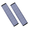 Blue Prince of Wales Check Print Car Seat Belt Covers