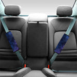 Blue Purple Cosmic Galaxy Space Print Car Seat Belt Covers