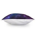 Blue Purple Cosmic Galaxy Space Print Pillow Cover