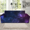 Blue Purple Cosmic Galaxy Space Print Sofa Slipcover