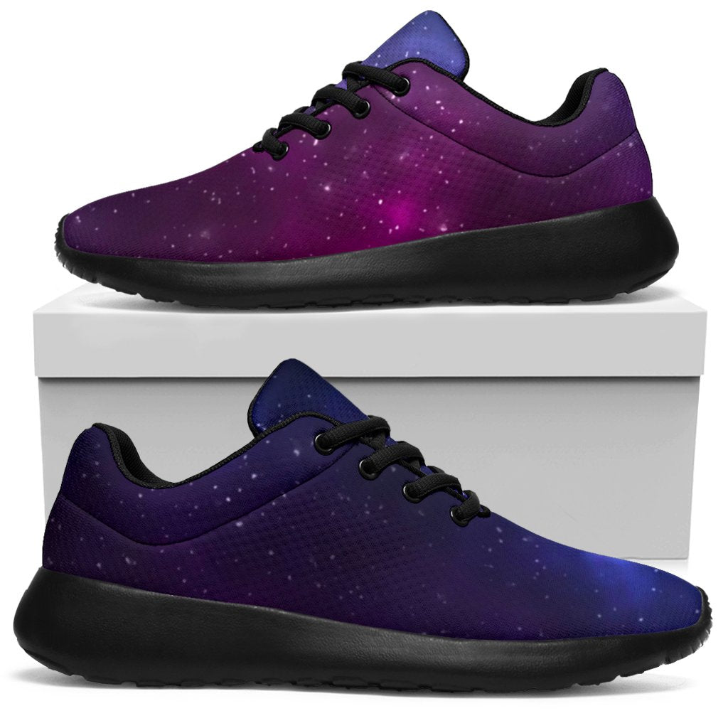 Blue Purple Cosmic Galaxy Space Print Sport Shoes GearFrost