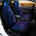 Blue Purple Cosmic Galaxy Space Print Universal Fit Car Seat Covers