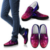 Blue Purple Stardust Galaxy Space Print Men's Slip On Shoes GearFrost