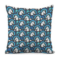 Blue Rainbow Unicorn Pattern Print Pillow Cover