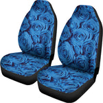 Blue Rose Print Universal Fit Car Seat Covers