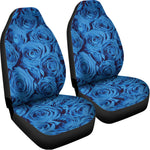 Blue Rose Print Universal Fit Car Seat Covers